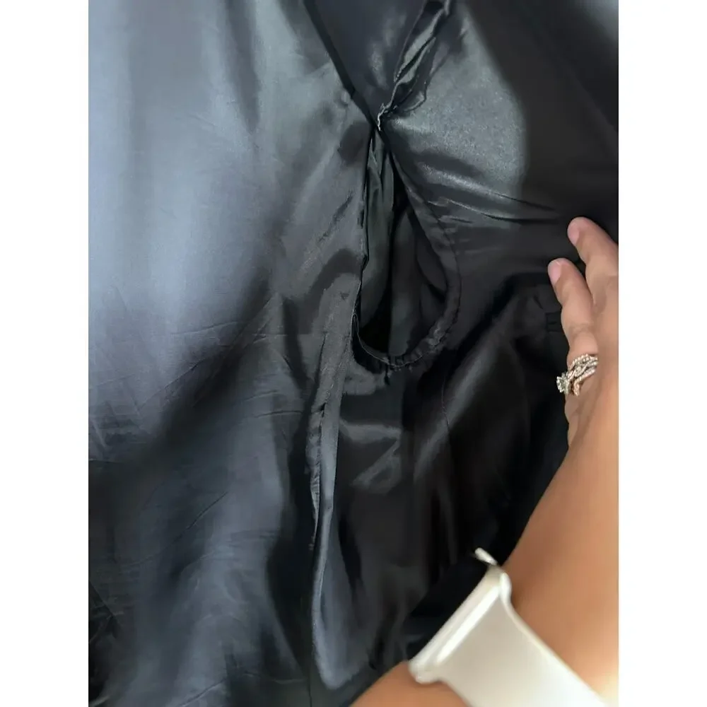 Jack Victor Classic Black Suit Jacket 46 Extra Long DXL Rochester Big & Tall